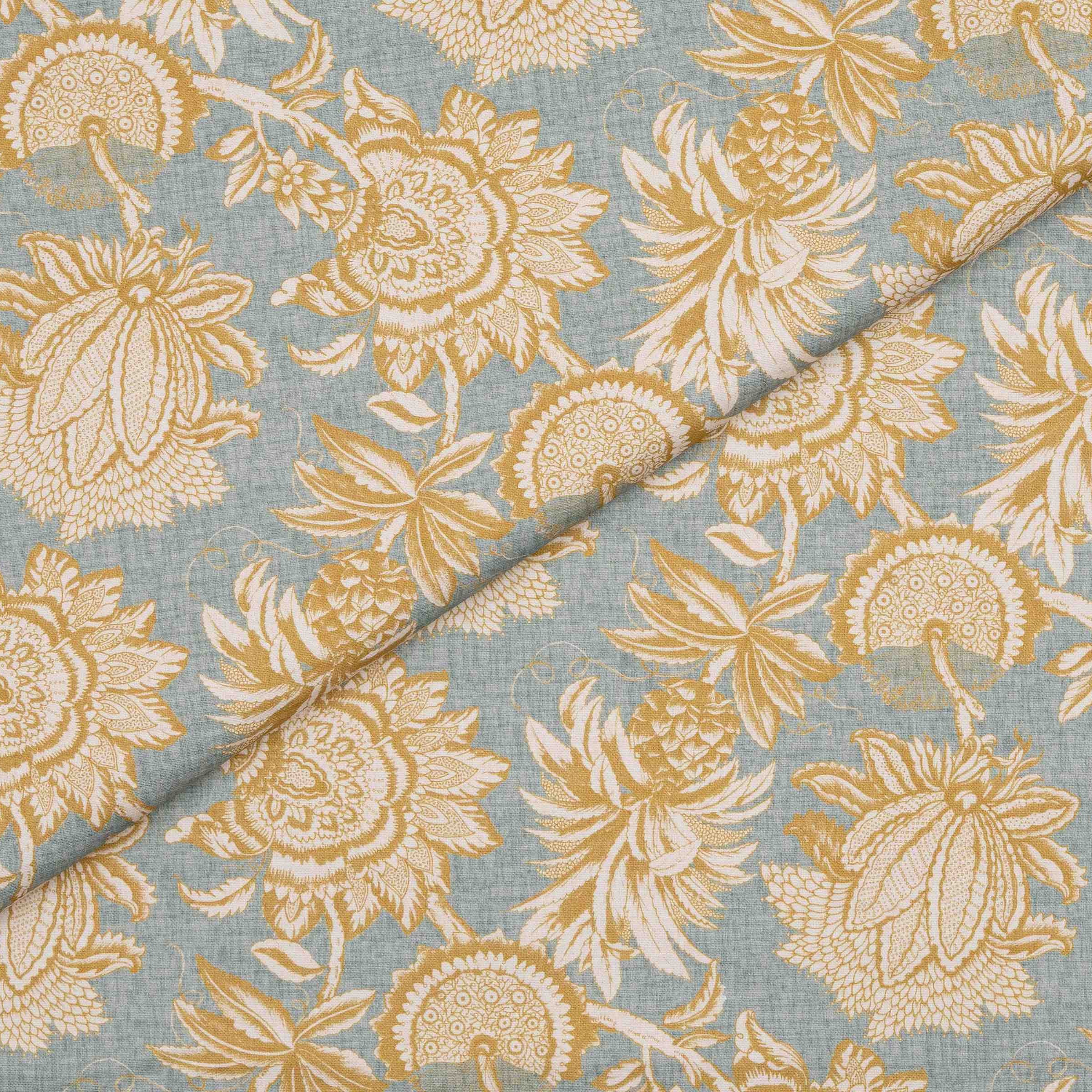 Alexandra Sky Blue and Gold