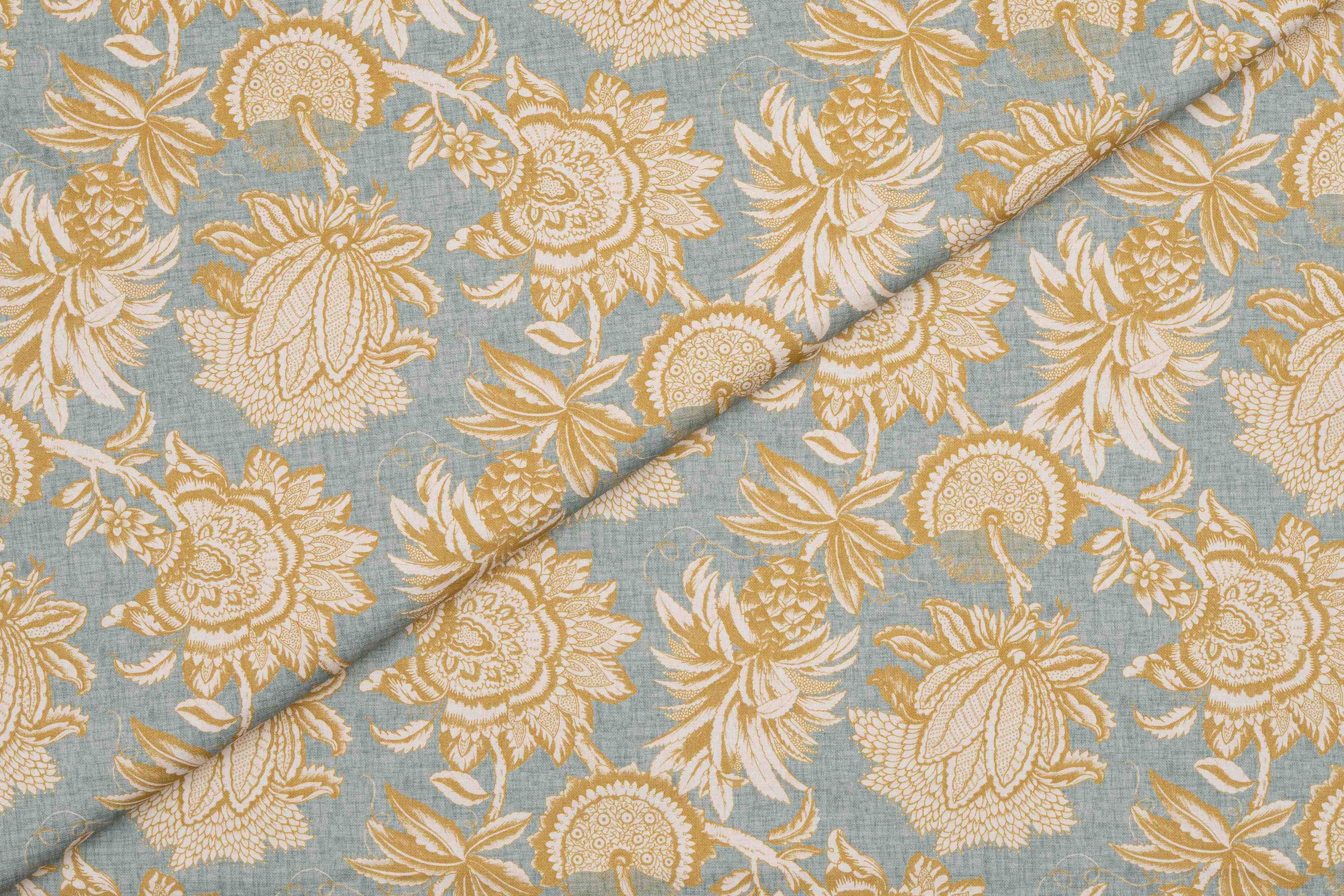 Alexandra Sky Blue and Gold