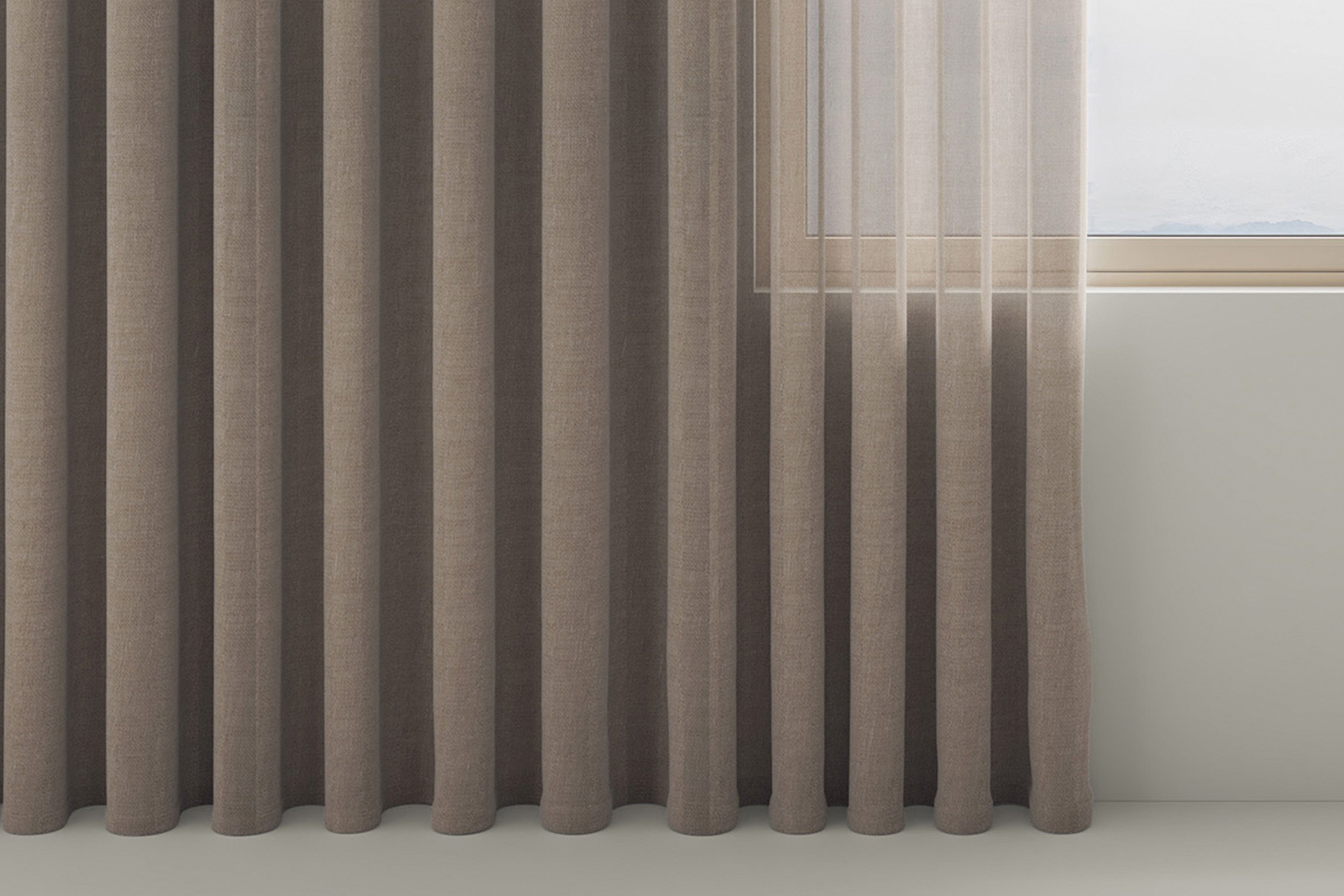 Peach Recycled Linen