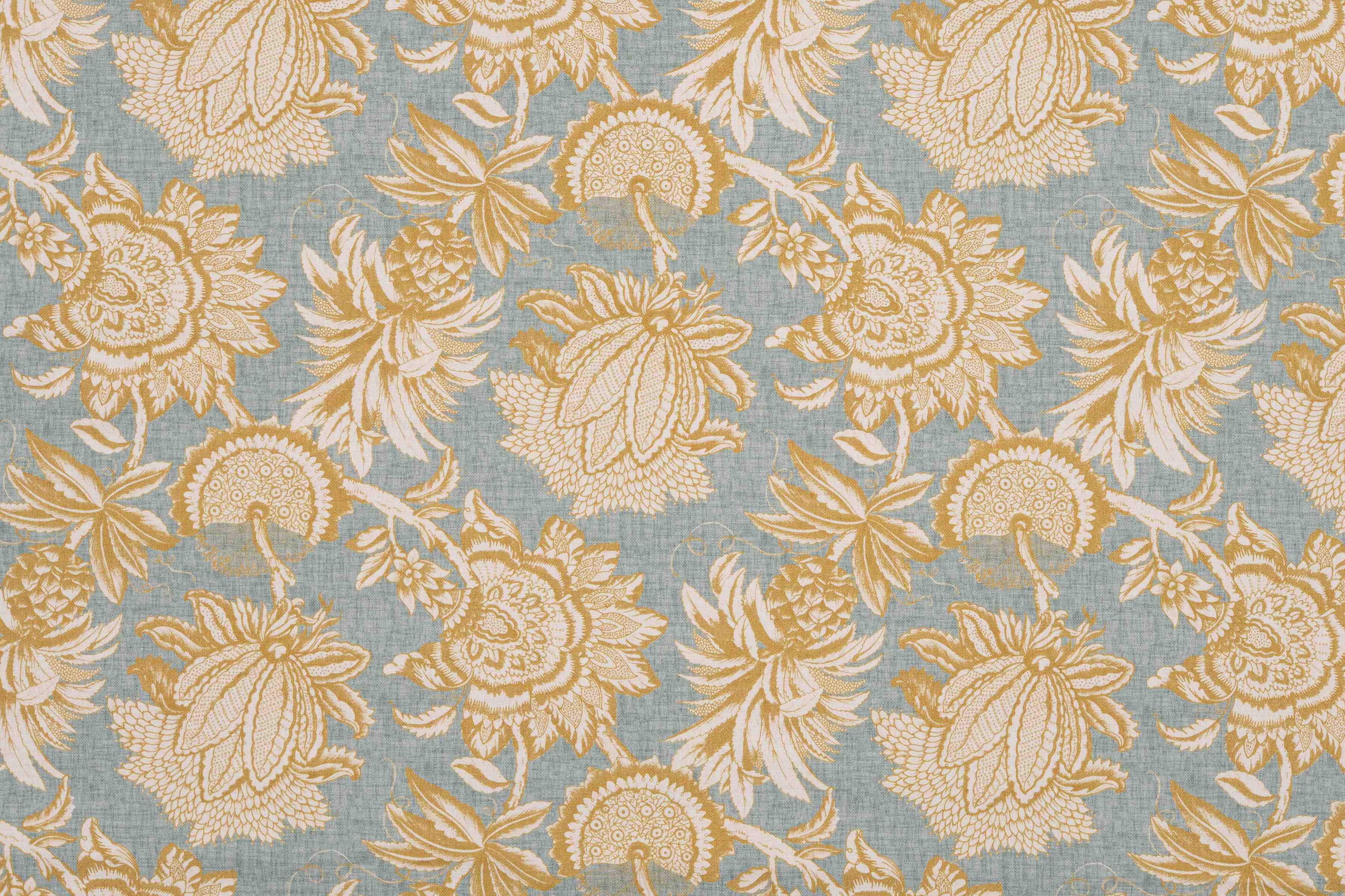 Alexandra Sky Blue and Gold